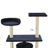 VidaXL Arbre à chat avec griffoirs en sisal 95 cm Bleu foncé 170516