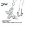 Butterfly Necklace Women Hollow-Out Pendant Elegant Dainty Jewelry for Daily