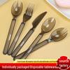 Individually Wrapped Disposable Plastic Cutlery Set