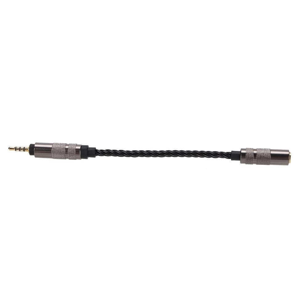 High Stereo Audio 2.5mm Balanced Male To 3.5mm Stereo Female  Sound Enhancement