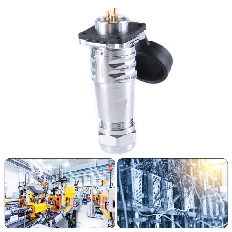SF2010 Waterproof Industrial Connector SF2013 Female Plug & Male Socket IP67 2Pin To 12Pin For 20mm Panel Mount