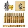 Carburetor Main Nozzle Pilot Jets Kit Brass Rebuild Toolkit Industrial Components