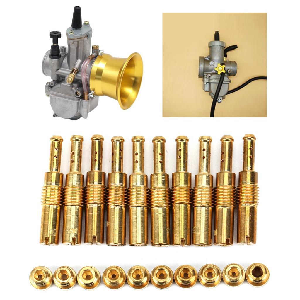 Carburetor Main Nozzle Pilot Jets Kit Brass Rebuild Toolkit Industrial Components