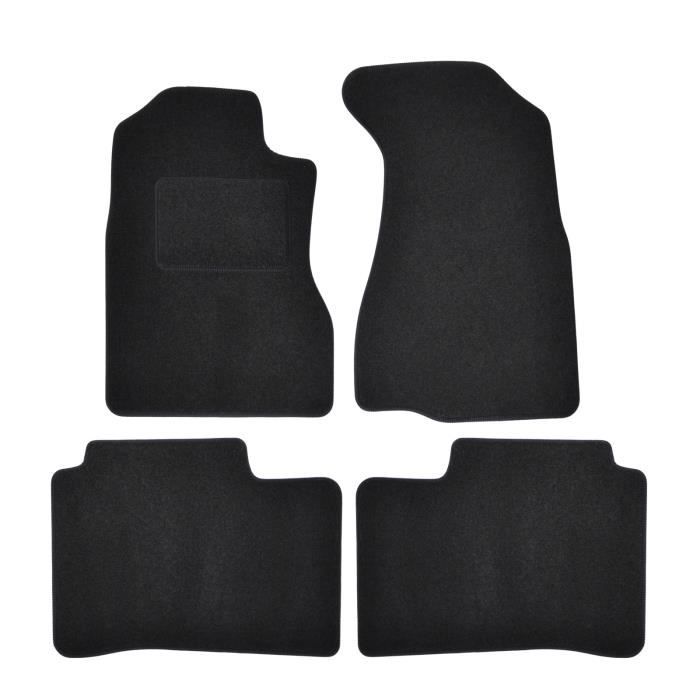 Tapis De Sol - HONDA - CR-V - Velours Noir - 3 Pièces - Ajustement Précis