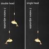 2024 new LED personalized creative luster whale chandelier for bedroom bedside pendant lights hanging lamp interior lighting