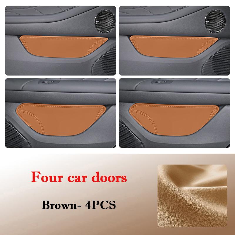 For GAC Aion RT 2026 2026 Car Door Slot Storage Box Leather Protective Pad Cover Glove Box Storage Barrel Interior Accessories