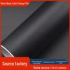 Matte Black Motorcycle & Car Wrap - Anti-Blue Light, Wear & Heat Resistant, PET Base, TPU Film