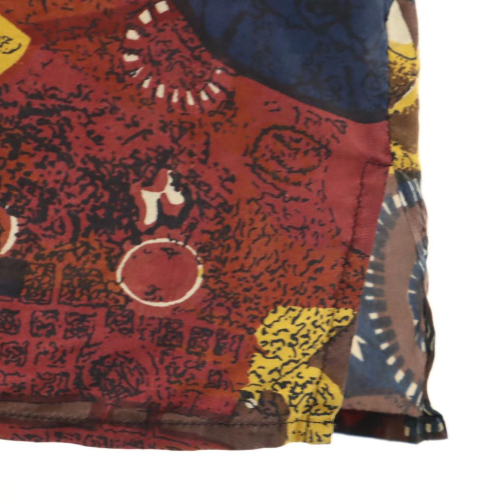 CLASSIC 90s Silk Old Overall Handle Short Sleeve Shirt S Brown Men's Used