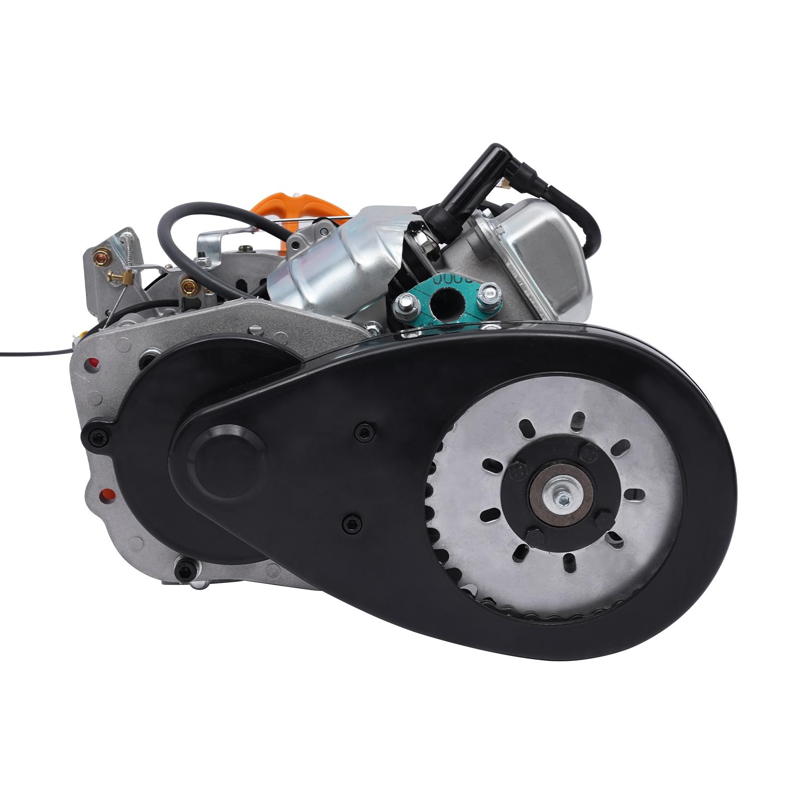 

Комплект моторизованного велосипеда 100 куб.см Комплект двигателя для велосипеда Одноцилиндровый 4-тактный бензиновый двигатель для моторизованного велосипеда Скутер Алюминиевый Черный чёрный