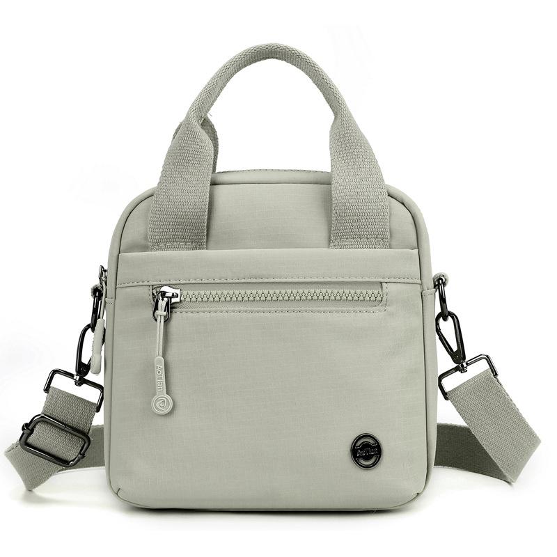 

Многофункциональная наплечная сумка Женская сумка через плечо Однотонная сумка светло-серый