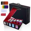 HG CHASING TRIBE Deck Trading Card PU Holds Large Top Loader Case with Display Sleeve Compatible Card Case, Case, Leather, 4200+ Cards, Capacity,