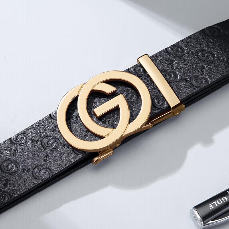 GOLF Men's Genuine Leather Automatic Buckle Belt