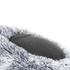 FEANDREA Dog Bed, Donut Cat Bed, Fluffy Calming Pet Bed with Removable, Washable Cover, Soft Long Plush, 50 cm, Grey