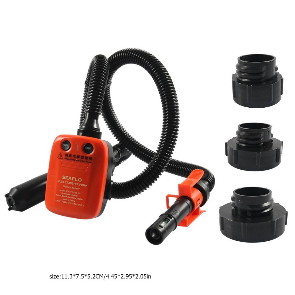 Portable Fuel Transfer Pump Liquid Pump Portable Oil Pump Tight Sealing Outdoor Oil Pump  Boats