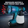 Cordless Electric Spray Gun with 3 Spray Patterns For Makita 18V Battery Handheld 800ML High Power Electric Paint Sprayer