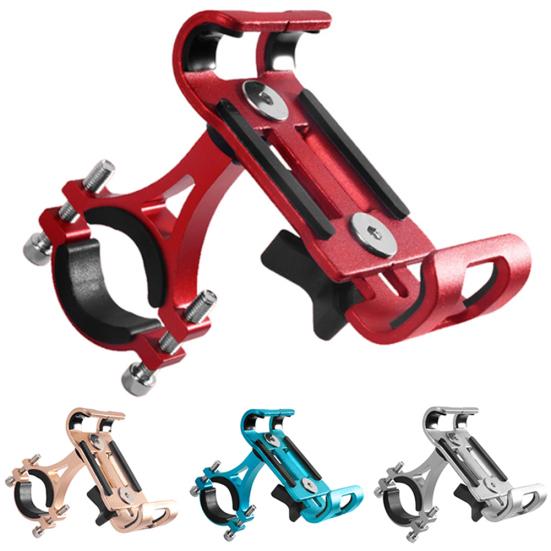 Aluminium Alloy 360 Degree Rotation Bike Motorcycle Handlebar Phone Holder Mount