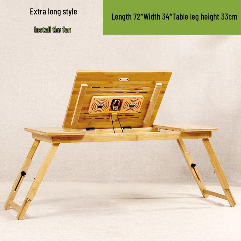 Minimalist Bamboo Laptop Bed Desk - Perfect for Dorms & Study Spaces