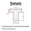 T-Shaped High Temp Silicone Stopper for Sandblasting, Electroplating, Baking, Anodizing, and More