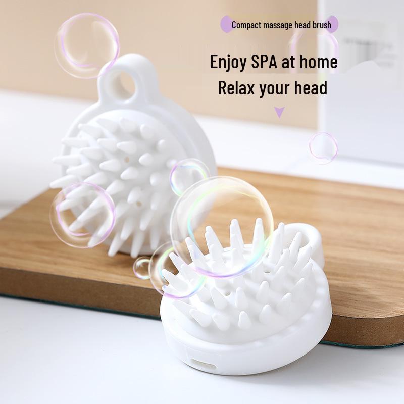 Japanese-Style Silicone Scalp Massager & Shampoo Brush