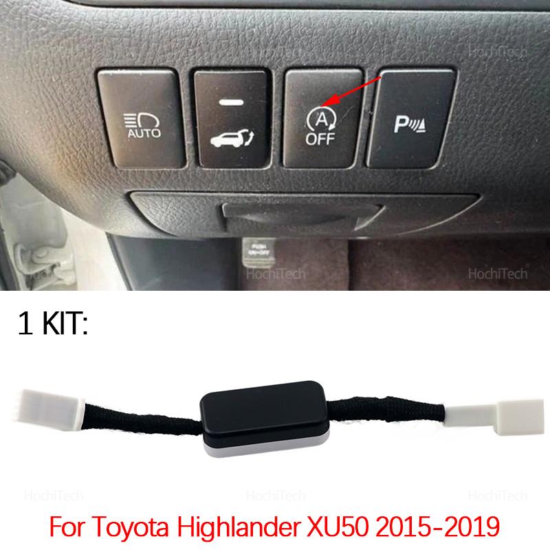For Toyota Highlander XU50 2015- Car Automatic Start Stop Engine System Off Plug And Play Auto Stop Start Closer Parts 1 set