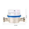 15mm 1 2  Garden Home Plastic Cold Water Meter Single Water Flow Dry Table Measuring Tools