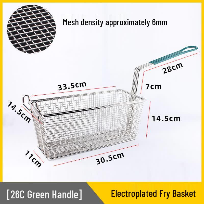 Professional Frying Basket with Oil Filter Screen