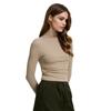 Fashion Wind New Arrival Graceful Personality Elegance Turtleneck Long Sleeve Inner Wear Skinny Stretchy Slimming Women's Base Shirt Tops