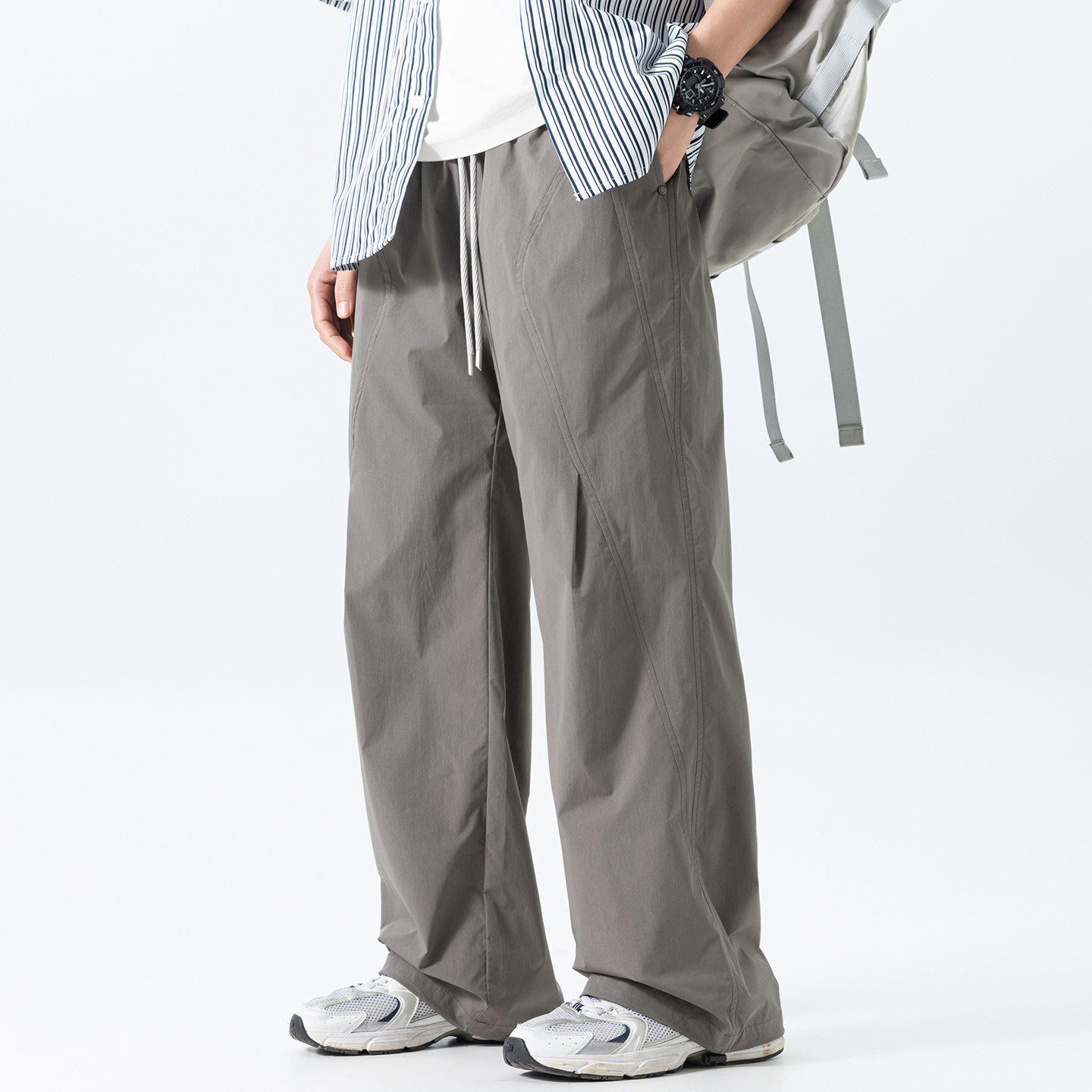 

Men s Lightweight Quick-Dry Ice Silk Sports Pants - American Style Functional Outdoor Wear M