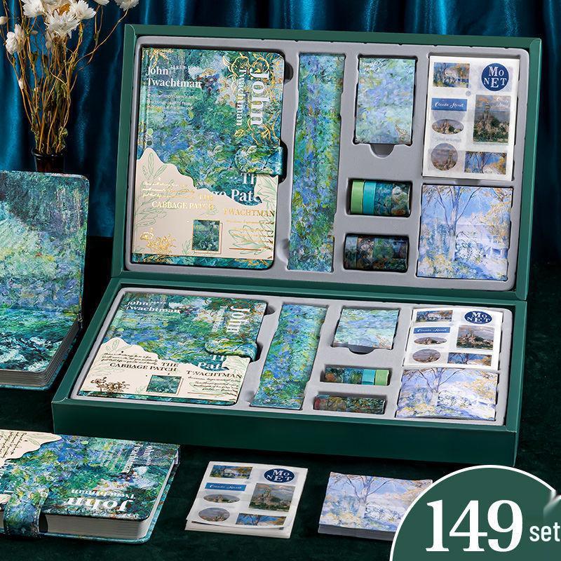 High-Value DIY Planner Gift Box: Oil Painting Set & Notebook for Students