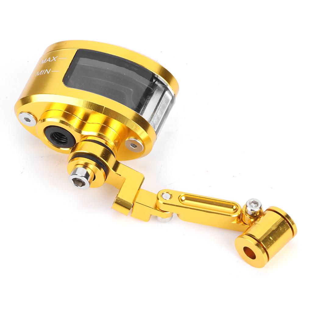 Front Brake Fluid Reservoir CNC Aluminum Motorcbike Oil Cup Set Fit for Kawasaki ZX 6R 9R 10RBlue