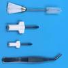 14Pieces Multifunction Sewing Machine Accessories Set Includes Tweezer Double Headed Brush Screwdrivers Seam Unpicker