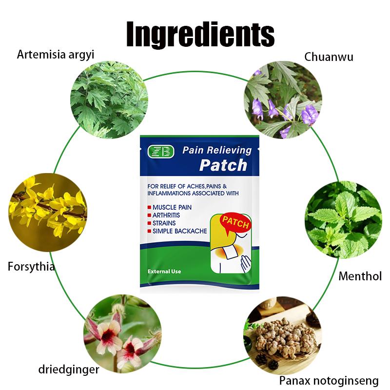 ZB Pain Relief Patch Back Neck Joints Knee Pain Plaster 5pcs/bag