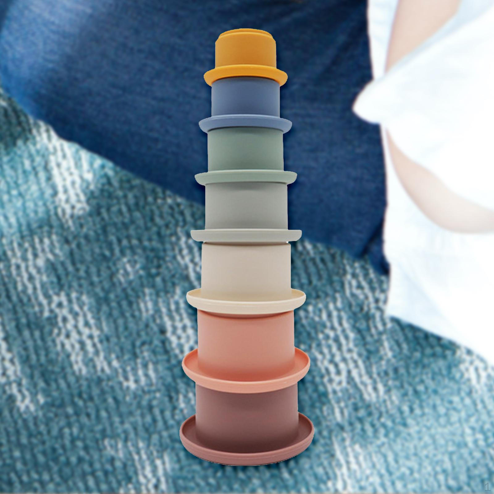 

7 шт. развивающие игрушки для малышей в виде стаканчиков с дренажными отверстиями для детей 12 18 2 style 2