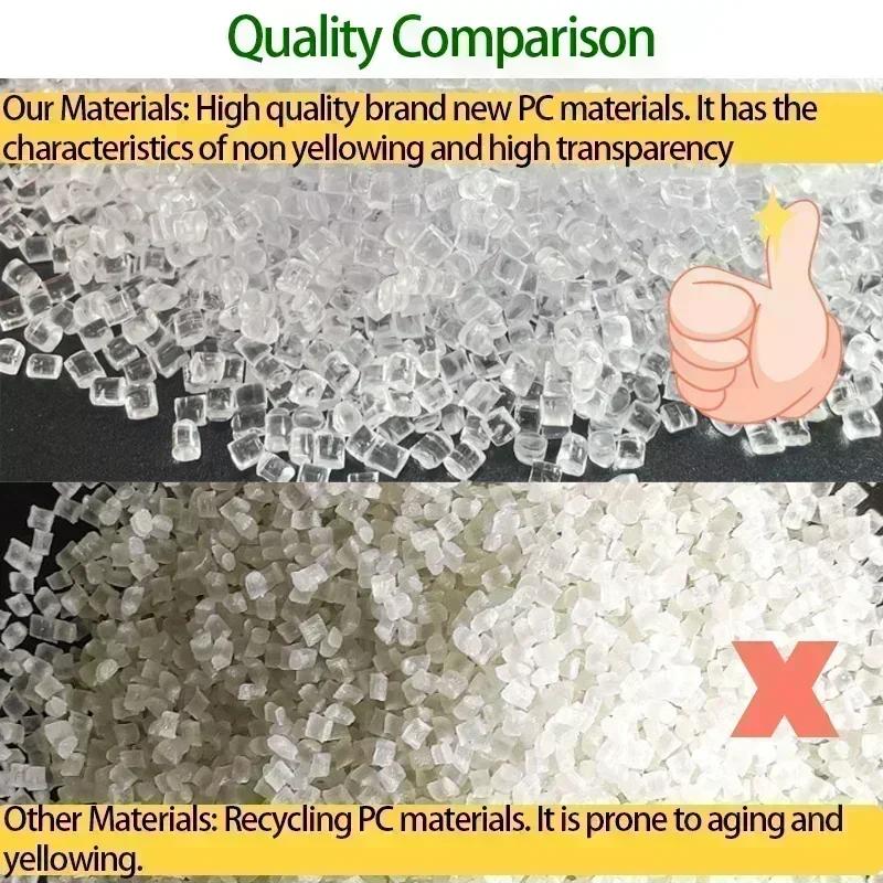 1 par frontlyktglassdeksel for Mazda 3 Mazda3 Axela BK 2003-2008 Bilfrontlyktdeksel Gjennomsiktig lampeskjerm Lampeskall