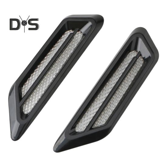 

1 пара компактных боковых жабр без остатков, практичные наклейки для впускного отверстия для воздушного потока чёрный