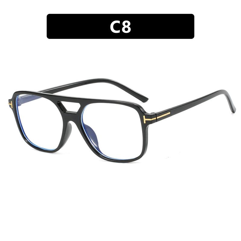 T-Shaped Double Beam Double Beam Marine Sunglasses Driving Shading Sunglasses Fashion Box Sunglasses Women