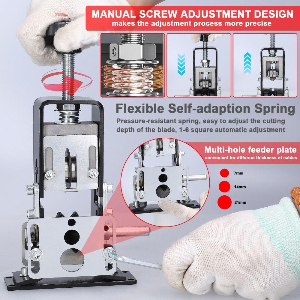1-25mm Portable Wire Stripper Electric Cable Peeling Machine  Network Cable Splitter