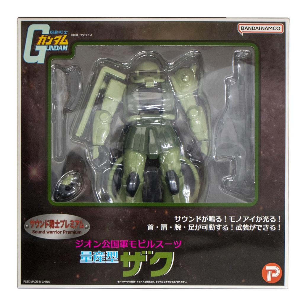 Plex Sound Warrior Premium Mass-Produced Zaku Toy Figure (Ages 15 and Up) 194057