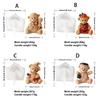 3D Bear Candle Mold Aromatherapy Candle Molds Epoxy Resin Wax Mould Handcrafted Gypsum Ornaments for Craft Enthusiasts
