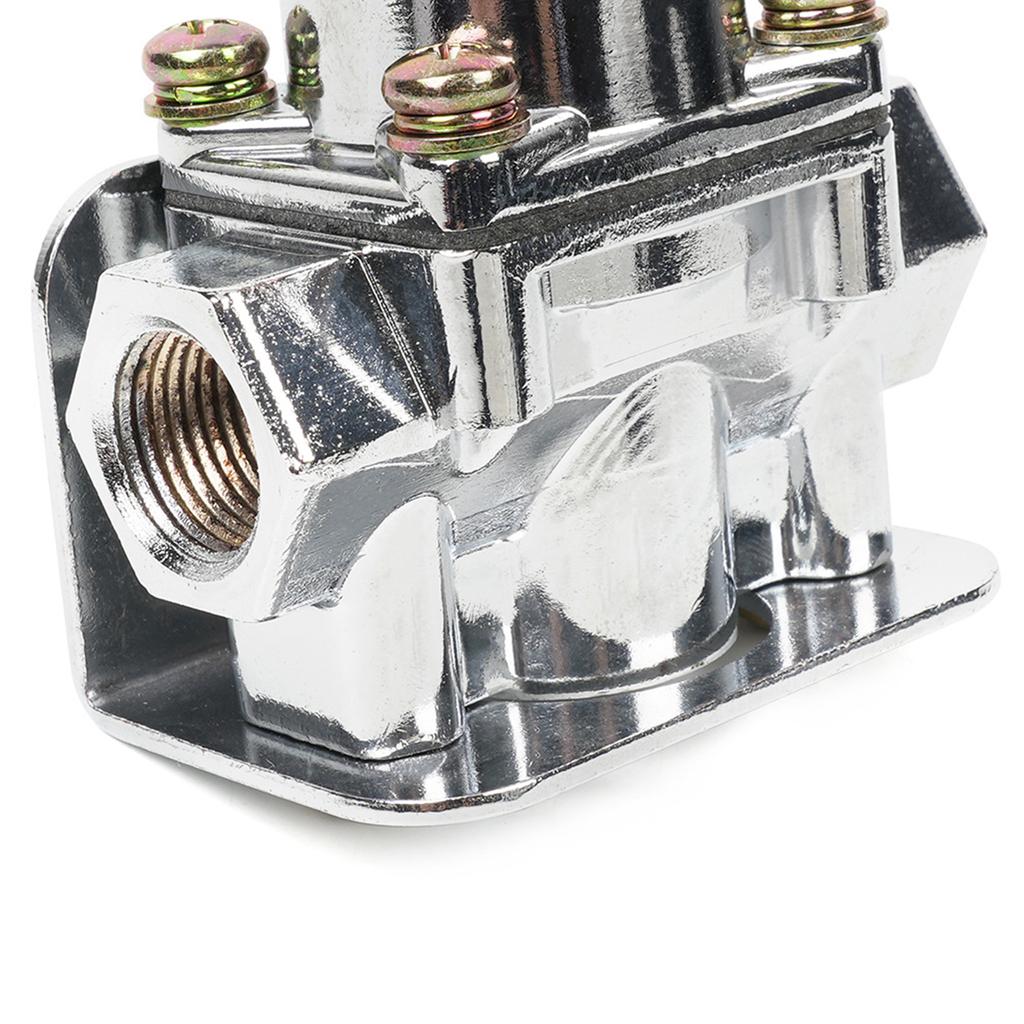 Performances Fuel Pressure Regulator Car Fuel Pressure Control Valve for Carburetor Engine 3/8'' Connection