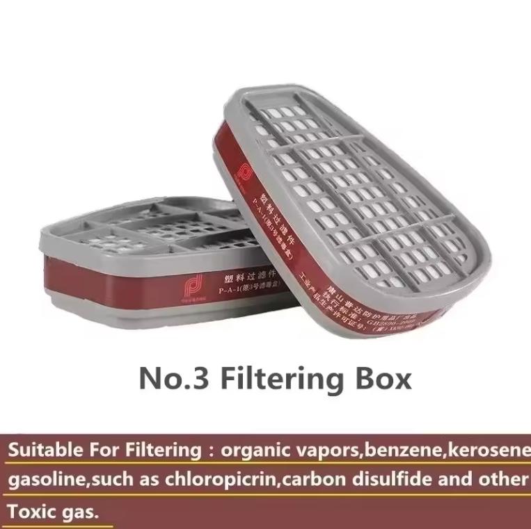 

Хімічна маска 6200 7502 6800 Маска 6001 6002 6004 Коробка 5N11 Бавовняний фільтр Респіратор для захисту від фарби Замінні аксесуари