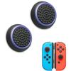 Set of 2 Switch 2 Compatible Stick Cover Silicone Anti-Slip Grip Cap PS5/PS4 Compatible (Deep Blue)