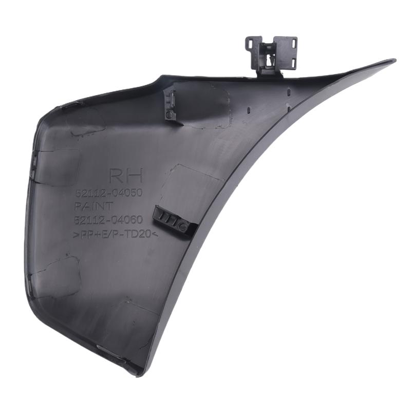A16P-New Front Bumper Fender Ends Extensions Set Matte Black For Toyota TACOMA 2012-2015