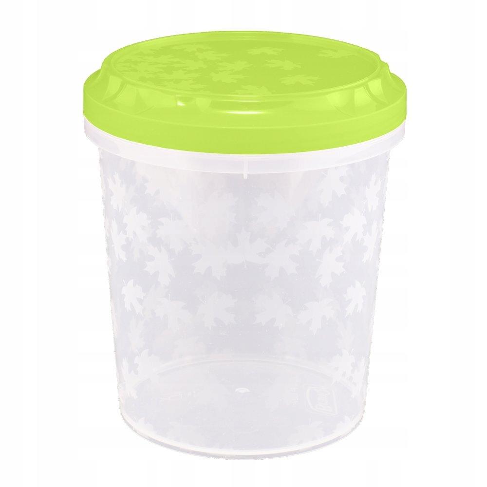 Plastic Container with Screw Cap for Storage 1l