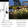 6/8/10 LED Solar Firefly Lights Waterproof Outdoor Garden Pathway Lamp Vibrant Decor Light for Patio Yard Landscape