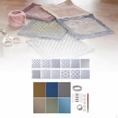 Embroidery Kit for Beginners Materials Accessories Sewing Set DIY Coaster Shirts