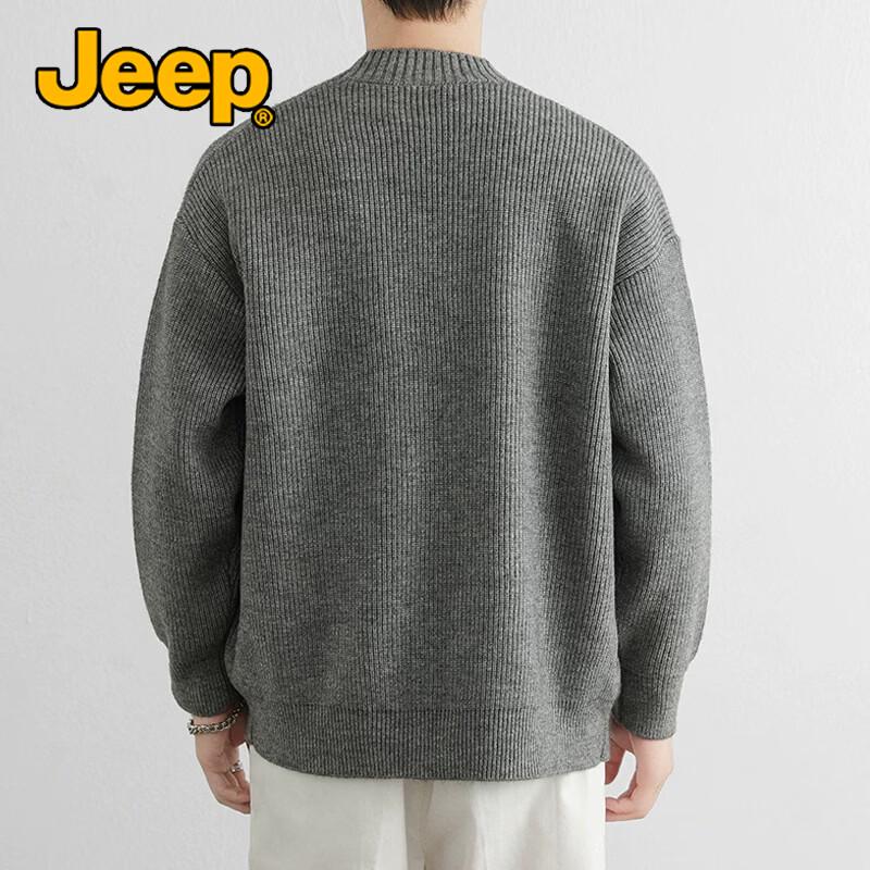 JEEP Men's Minimalist Casual Knit Cardigan