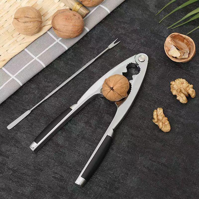 Multifunctional Walnut Clip Hazelnut Clip Pecan Nut Pine Nut Almond Universal Sheller Household Walnut Tongs Clip