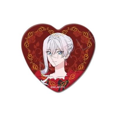 TV Anime "One Last Request" [Scarlet] Heart-Shaped Can Badge