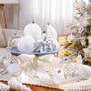 SHareconn 100pcs Christmas Tree Decorations Ornaments Set, Shatterproof Plastic Baubles Decorative Balls for Xmas Tree Decor Holiday Wedding Party,